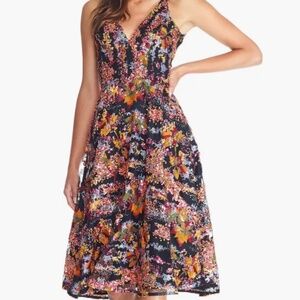 Dress the Population Elisa Abstract Sequin Midi Dress size women’s Small